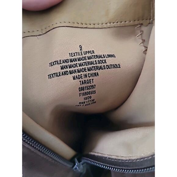 NWT Universal Thread Brielle Tall Riding Boots Brown 9 MSRP $39.99 - Picture 4 of 9